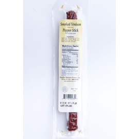 Smoked Venison Pepper Stick (30 1 oz Snack Sticks)
