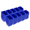 PAFEN Set of 100 x Stacking Boxes NP4 Blue Storage