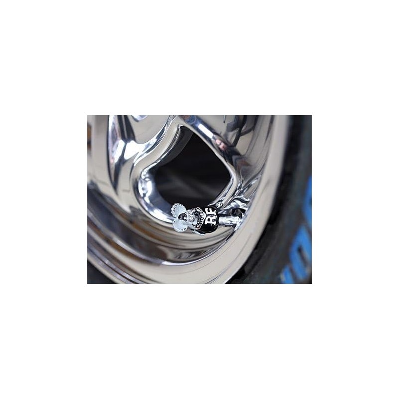 MOONEYES ラットフィンク(Rat Fink) エアバルブキャップ グレー ２個セット＿AC-RAF280GY-MON