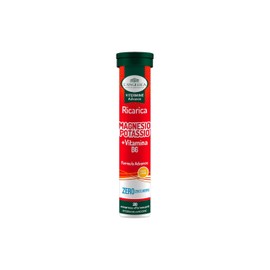 L'Angelica Vitamine e Sali Minerali, Magnesio e Potassio + Vitamina B6, Ricarica, Gusto Limone, Zero Zuccheri, 1 Confezione da 20 Compresse