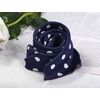 Allegra K Women's Scarf, Square, Silk-like, Dot Square Scarf, Neckerchief,