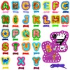 SpriteGru 26PCS Kids Lacing Cards, 26 Double Sided Uppercase Sewing