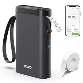 Nelko Portable Bluetooth Label Maker NELKO P21 Mini Wireless Handheld Printer