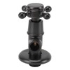 Solid Brass Angle Stop Valve Retro Thickened Cold Hot Triangle