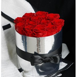 Melorca&Guilla Forever Roses,Large Preserved Roses in a Box,Forever Flowers Real Roses for Women Birthday,Christmas,Anniversary,Mother's Day,Valentine's Day Gifts