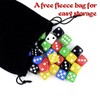 22 mm 30 Pieces Dice Set, D6 DND Dice Cup,