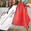 SHABIER Red Big Golf Towel with No.23 Design Golf Microfiber