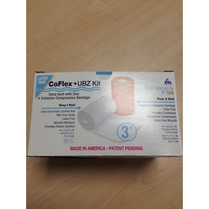'CoFlex UBZ Kit, Unna Boot With Zinc and Cohesive Compression