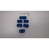 Spark Plug Wire Seperators, Blue, 6 Piece Kit, Compatible with