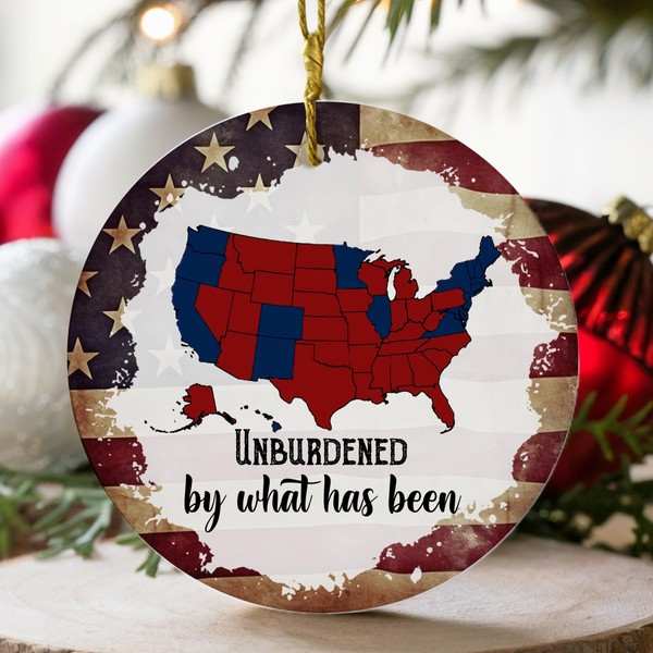 Trump Ornament Electoral College Map – Unburdened by What Has
