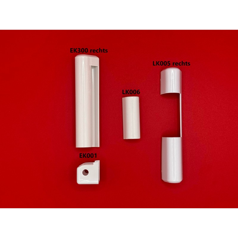 Aubi Siegenia A300 Cap Set Cover Caps White Left /