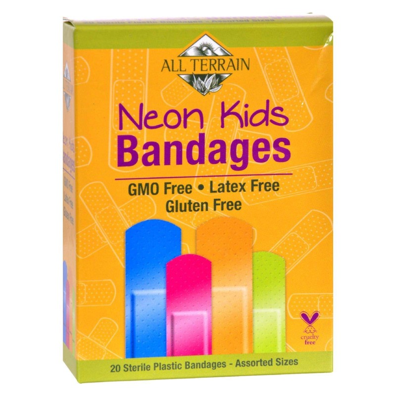 All Terrain Bandage Kids Neon 20 Ct