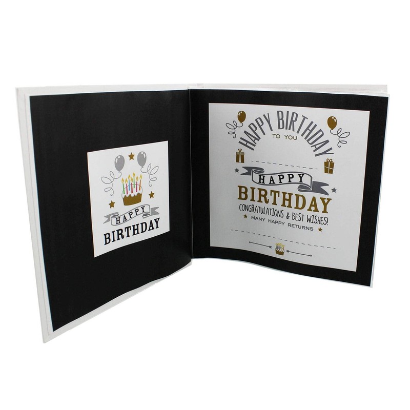 Widdop and Co 50th Birthday Photo Album 4x6 Black and