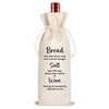 Maydvdv Hostess Gifts Wine Bag, Housewarming gift, Bread Salt Home
