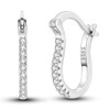 NARMO Earrings for Women 925 Sterling Silver Horseshoe Hoop Earrings