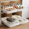 MUSTORN 2 Pack Pull Out Cabinet Organizer, 21.8" Deep Slide