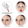 Pack of 12 Eyebrow Shaped Cards, with 10 Black Eyebrow