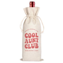 Aunt Gift Wine Bag, Funny Pregnancy Announcement for Aunt, Auntie Gift, Pregnancy Announcement Ideas, Wine Bag Pregnancy Reveal, Cool Aunt Club