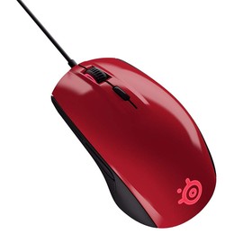 【国内正規品】光学式 ゲーミングマウス SteelSeries Rival 100 Forged Red 62337