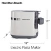 Hamilton Beach Electric Pasta Maker & Noodle Machine with 9