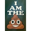 Avery I Am The Poop, Smiling Poop Emoji Sticker -