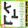 Blulu 10 Pieces 1'' Golf Frame Corner Kit DIY Canopy