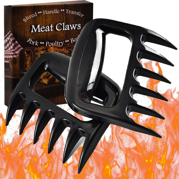 MINGZE 2 Pcs of Bear Claws Meat Shredder for BBQ,
