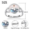 Mustard Seed Mountain Rings for Women 925 Sterling Silver Mountain