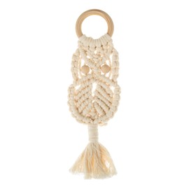 Trimits Make Your Own Macramé Decoration Kit, Natural Owl