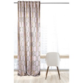Chic Home Royal Gold Velvet Curtain 140 x 270 cm on Ribbon