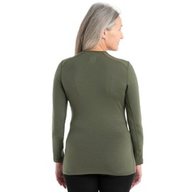 Icebreaker Merino Women's 260 Tech Long Sleeve Crew Neck - Loden, Large