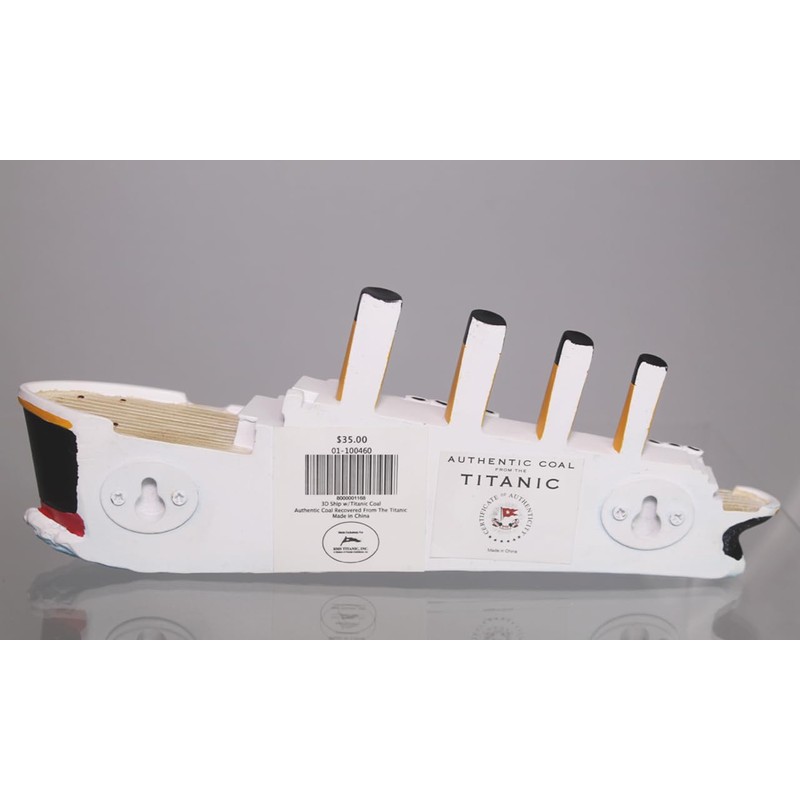 Titanic 3D Ship w/Titanic Coal