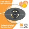 2PCS Silicone Egg Separators, Food-Silicone Egg White Separator, 3-Slit Egg