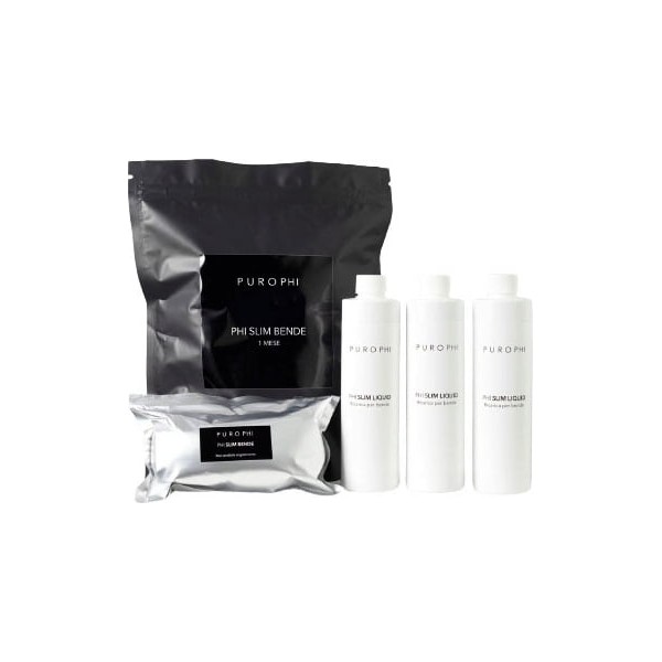 PUROPHI PHI Slim Bandage Monthly Set, 1 set