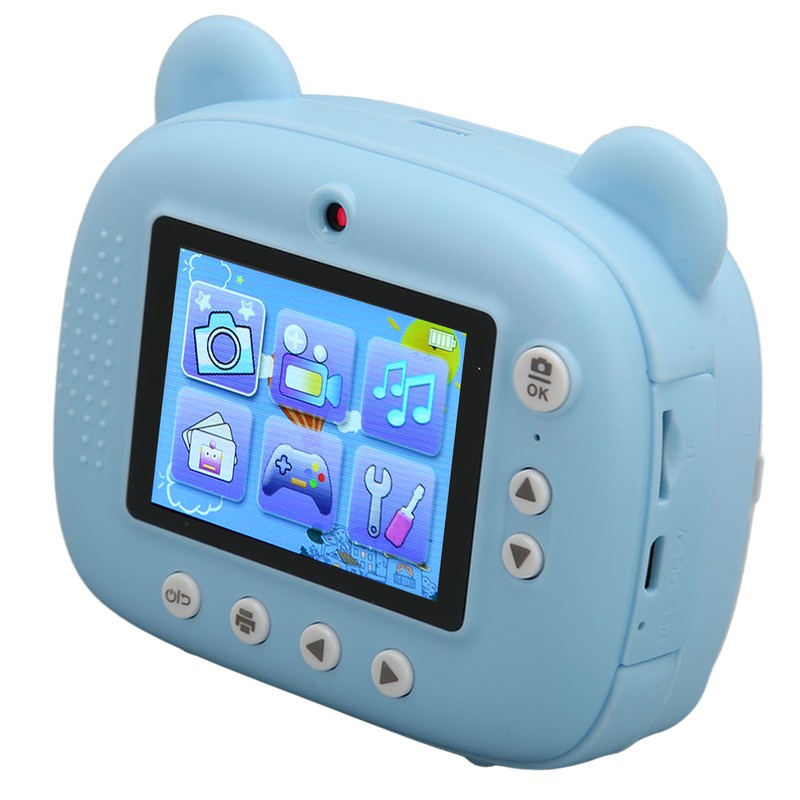 Instant Camera 2.4in IPS Screen Dual 24MP Camera USB Charge