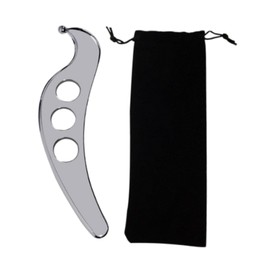 Milageto Stainless Steel Gua Sha Tool Massage Tool Skin Massage Handheld Eye Beauty Tool Full Body Massage for Back Eyes