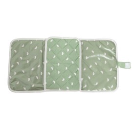 Pearhead Baby Travel Changing Pad, Wipeable and Portable Diaper Changing Mat, Newborn and Infant Changing Pad, Diaper Bag Essential, Sage Green