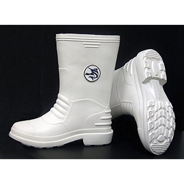 Marlin White Rubber Boots Size: 11