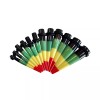 Luxe Modz 12pc Taper Ear Stretcher O-Ring Kit Acrylic Rasta
