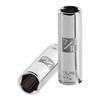 Truper D-1414-L, Dado de 6 puntas, largo, cuadro 1/4" de