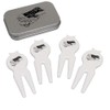 Azeeda 'Black Labrador Retriever' Golf Divot Tool/Repair Fork Gift Set