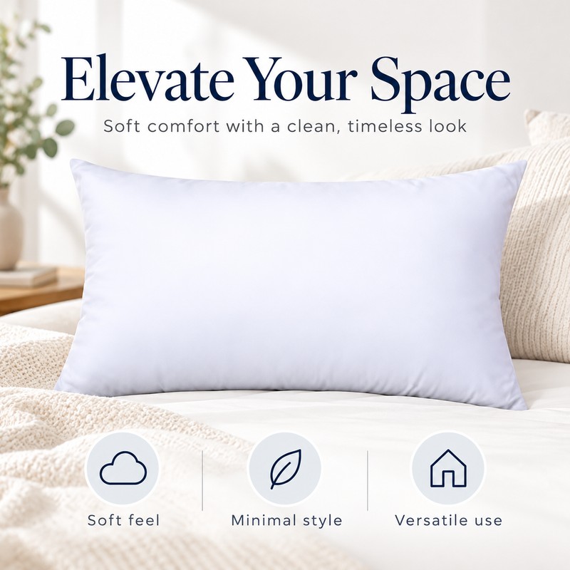 Soft Throw Pillow Inserts for Couch and Bed – Fluffy