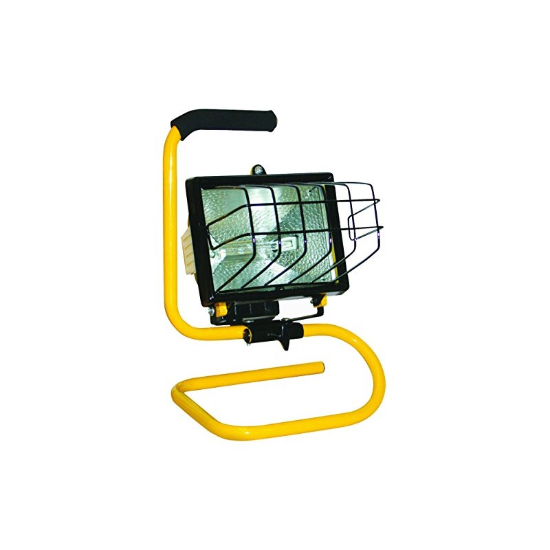 PowerZone Orhl500w03 Portable Work Light, 120 V, 500 W, Halogen