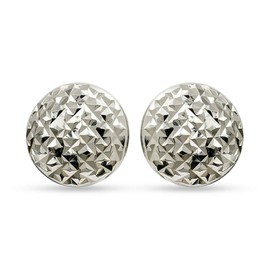 LeCalla 925 Sterling Silver Jewellery Small Medium Clip-On Omega Back Earrings for Women, Silver, No Gemstone