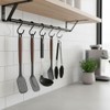 30 Pack Black S Hooks for Hanging Plants, Metal Hooks