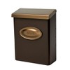 Gibraltar Mailboxes Designer Locking Medium Capacity Galvanized Steel Venetian Bronze,