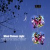 Solar Wind Chimes Lamp Suspension Solar Energy LED Wind Chimes
