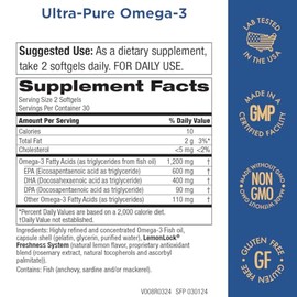 Purity Products - Ultra Pure Omega 3 by Purity Products
