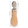 Leather Sewing Awl DIY Sewing Steel Stitching Awl with Nonslip
