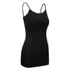 WILLBOND 3 Pieces Women Basic Long Tanks Adjustable Spaghetti Strap